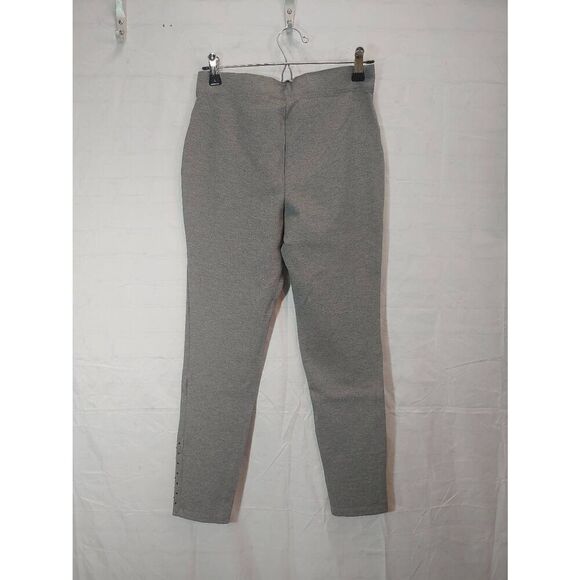 DG2 by Diane Gilman Women's Size Small Grey Rhinestone Embellished Leggings - Picture 1 of 7